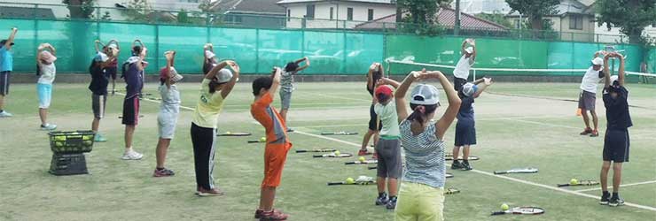 小学生高学年テニス教室 くにたち市民総合体育館