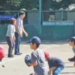 親子野球教室①