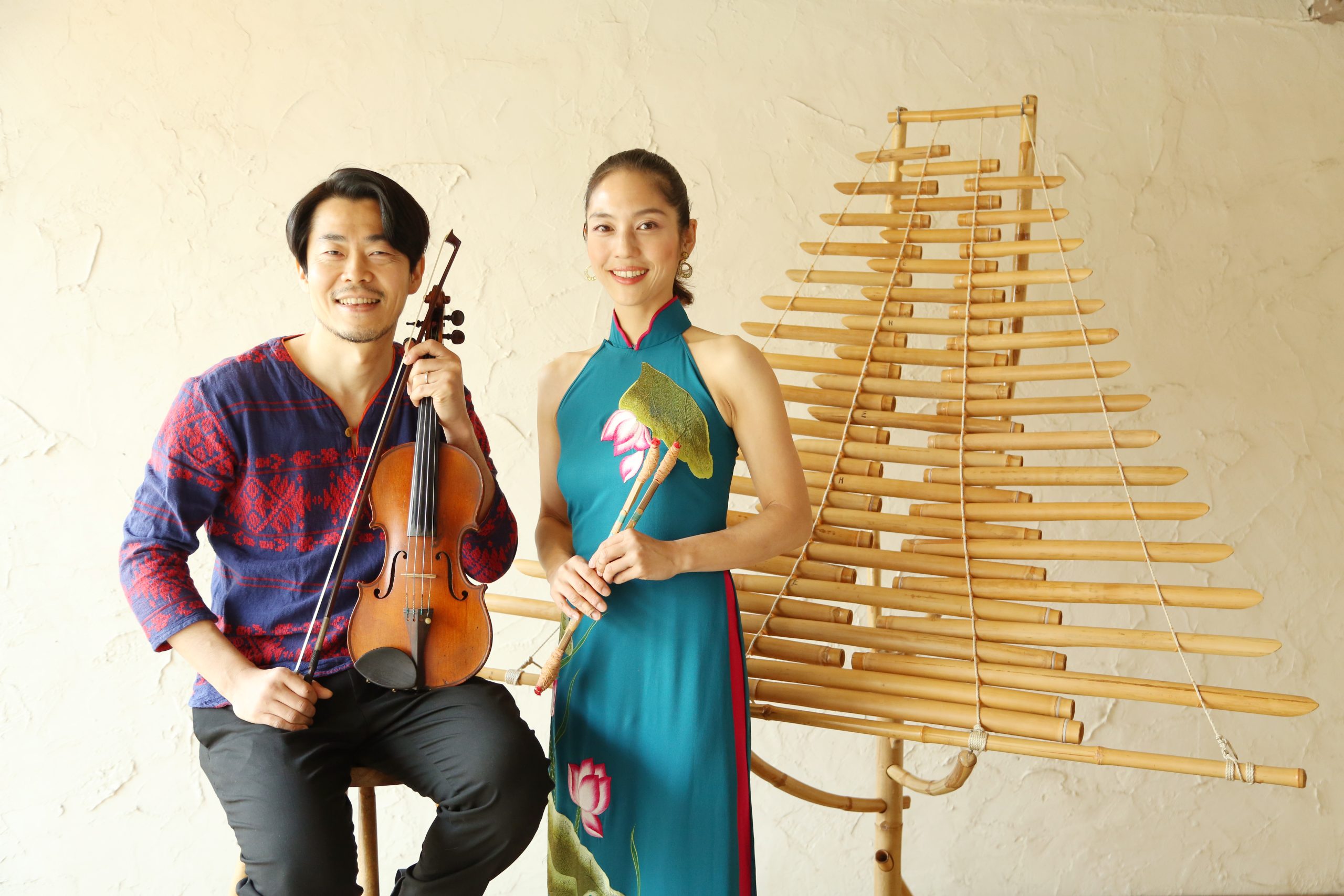 小栗久美子トルン(ベトナム竹琴)コンサート～涼風誘うベトナム竹琴の